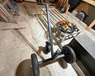 Trailer moving cart 