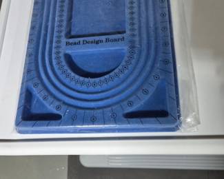 Bead design board for jewelry making 