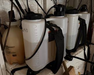 Sprayers  with labeled product inside 