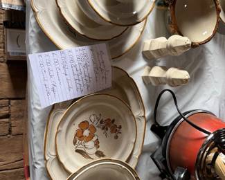 Vintage Baroque Dinnerware 