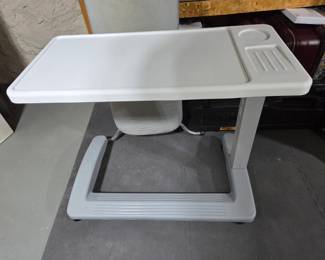 Hospital style bedside table 