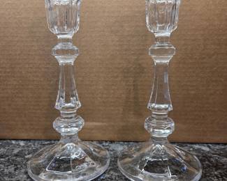 Lead Crystal Candle sticks 