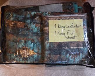 Comforter with matching sheet 