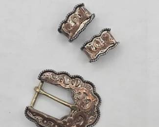 1912  Belt Buckle Set 