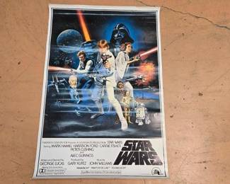 1972  Star Wars Movie Poster 