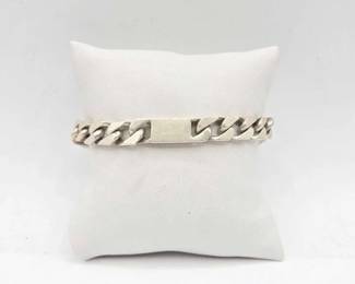 900  Sterling Silver  10kt Gold Bracelet, 41.4g 