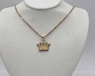 810  10kt Gold Necklace, 6.4g 