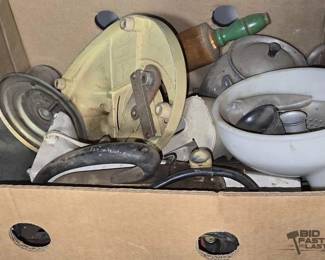 5172  Vintage Kitchen Aid Parts and Various Kitchen Utensils 