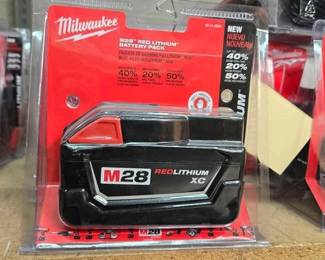 2518  M28 Red Lithium Milwaukee Battery Packs 