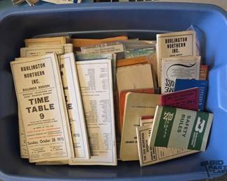 5122  Vintage Railroad Ephemera 