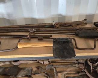5550  Antique Iron Tool Collection 
