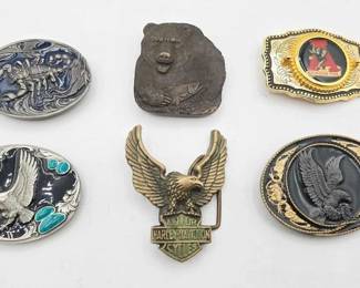 1926  6 Belt Buckles 