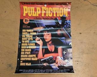 1970  Pulp Fiction Movie Poster 
