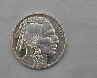1260  .999 Fine Silver Indian Head Coin 
