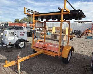 110  National Signal Sign Trailer 