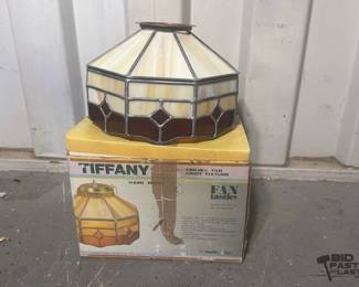 5504  Tiffany Ceiling Fan Light Fixture 