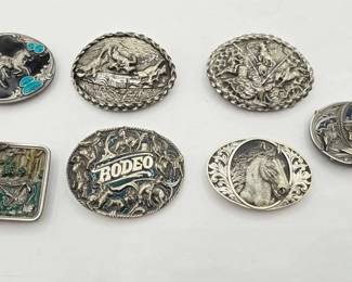 1924  7 Belt Buckles 