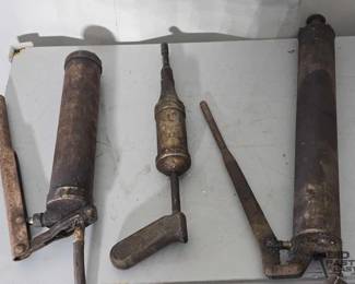 5176  Vintage Grease Guns 