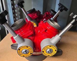 3028  Firefighter Ball Valved Wyes 