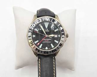 1124  Omega Seamaster GMT Wrist Watch 