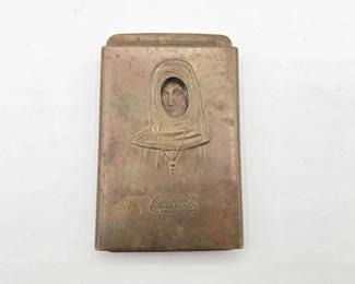 1918  Vintage Coca Cola Brass Belt Buckle 