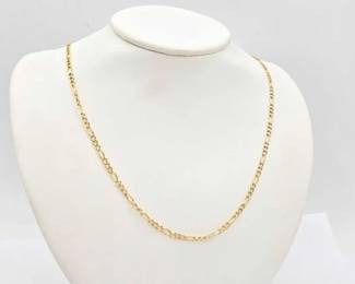 708  14kt Gold Chain Necklace, 7.8g 
