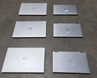 2562  6 Dell Laptops 