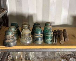 5526  12 Glass Insulators 