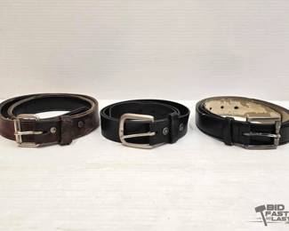 1920  3 Leather Belts 
