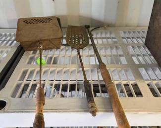 5072  Antique Fireplace Tools 