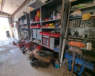 Tons of storage and supplies