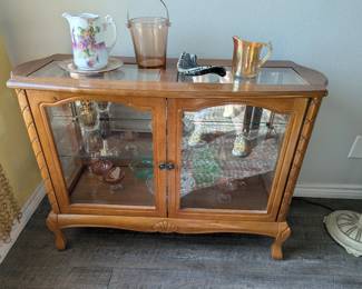 Curio Cabinet, solid wood