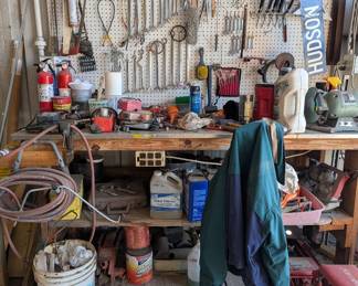 Toolbench, tools, supplies