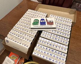 Vintage Volkswagen matchbooks