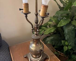 Vintage Brass Lamp