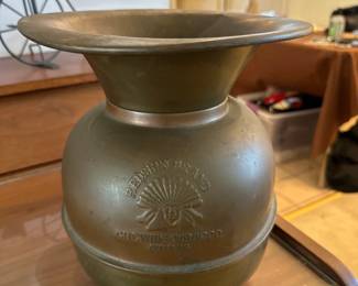 Vintage Brass Spittoon 