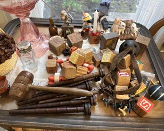 Vintage toys and tools