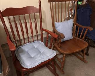 Vintage rocking chairs