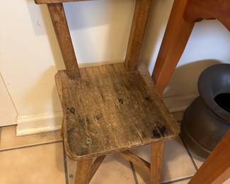 hand made vintage children's chair