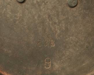 Pre Griswold “Erie” No. 9 Cast Iron Flat Top Dutch Oven with Lid