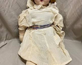24" Composition Doll w/Cloth Body 
