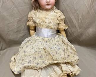22" Bisque & Composition Doll