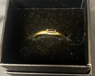 Spinel Ring- Gold Plated over Sterling-SOLD