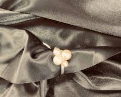 Sterling Ring w/Pearls 