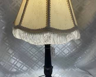 Small Table Lamp w/Beige Shade 