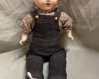 18" Composition Boy Doll