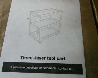 Three Layer tool cart (NIB)