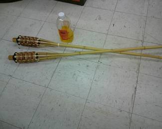 Tiki Torches and fluid