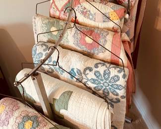 WOW!  Antique quilts, carefully preserved!