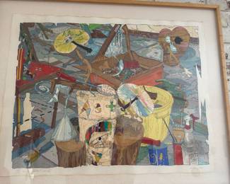 William T Wiley Lithograph